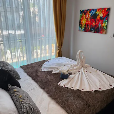 Appartement Okurcalar 126 M Havuzlu Bir Yatak Odali